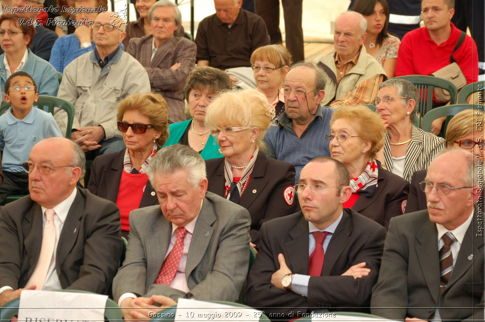 Gassino - 10 maggio 2009 - 25 anno di Fondazione -  Croce Rossa Italiana - Ispettorato Regionale Volontari del Soccorso Piemonte