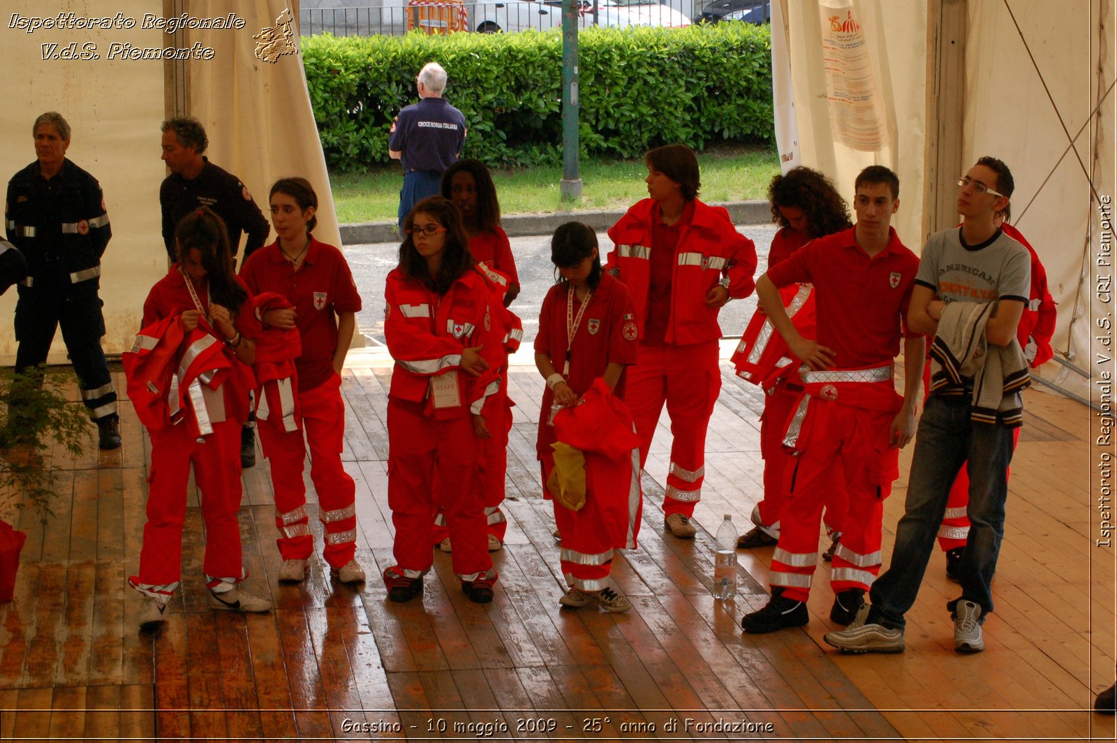 Gassino - 10 maggio 2009 - 25 anno di Fondazione -  Croce Rossa Italiana - Ispettorato Regionale Volontari del Soccorso Piemonte