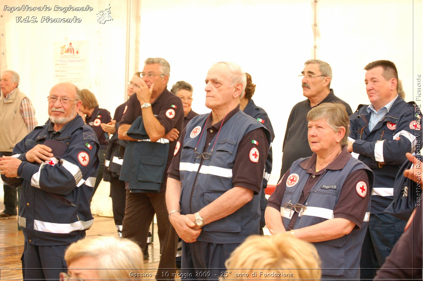 Gassino - 10 maggio 2009 - 25 anno di Fondazione -  Croce Rossa Italiana - Ispettorato Regionale Volontari del Soccorso Piemonte