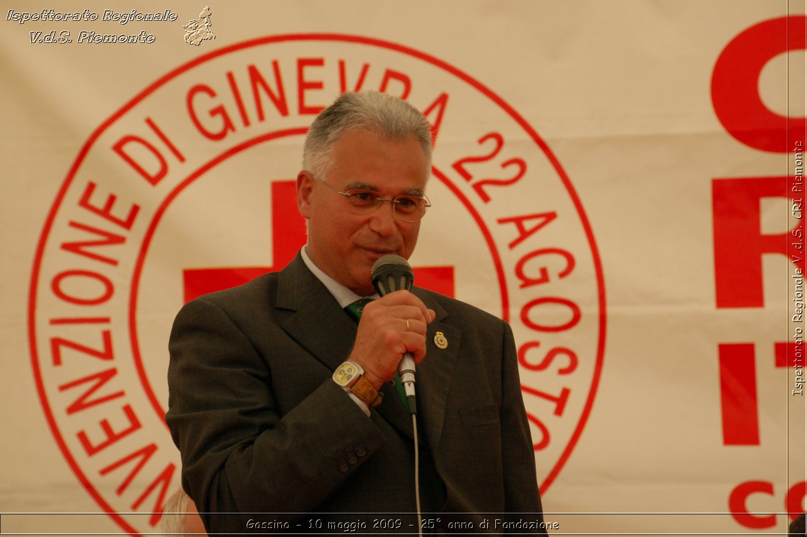 Gassino - 10 maggio 2009 - 25 anno di Fondazione -  Croce Rossa Italiana - Ispettorato Regionale Volontari del Soccorso Piemonte