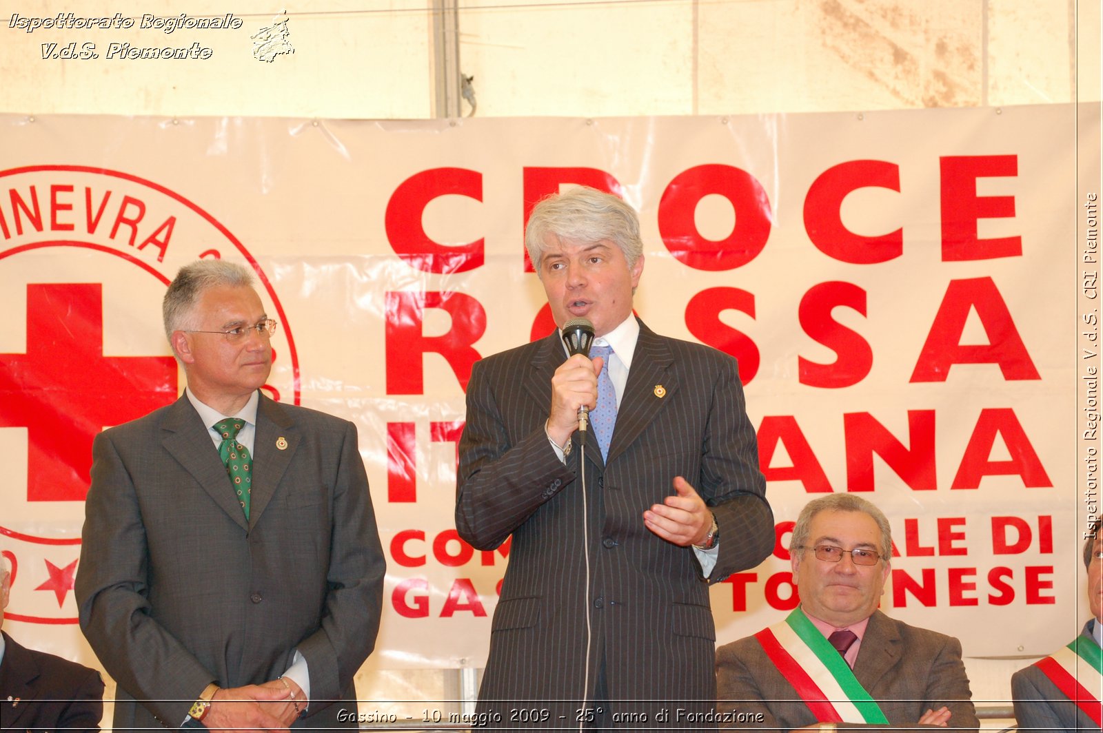 Gassino - 10 maggio 2009 - 25 anno di Fondazione -  Croce Rossa Italiana - Ispettorato Regionale Volontari del Soccorso Piemonte