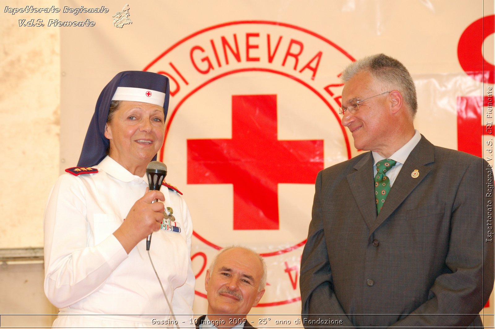 Gassino - 10 maggio 2009 - 25 anno di Fondazione -  Croce Rossa Italiana - Ispettorato Regionale Volontari del Soccorso Piemonte