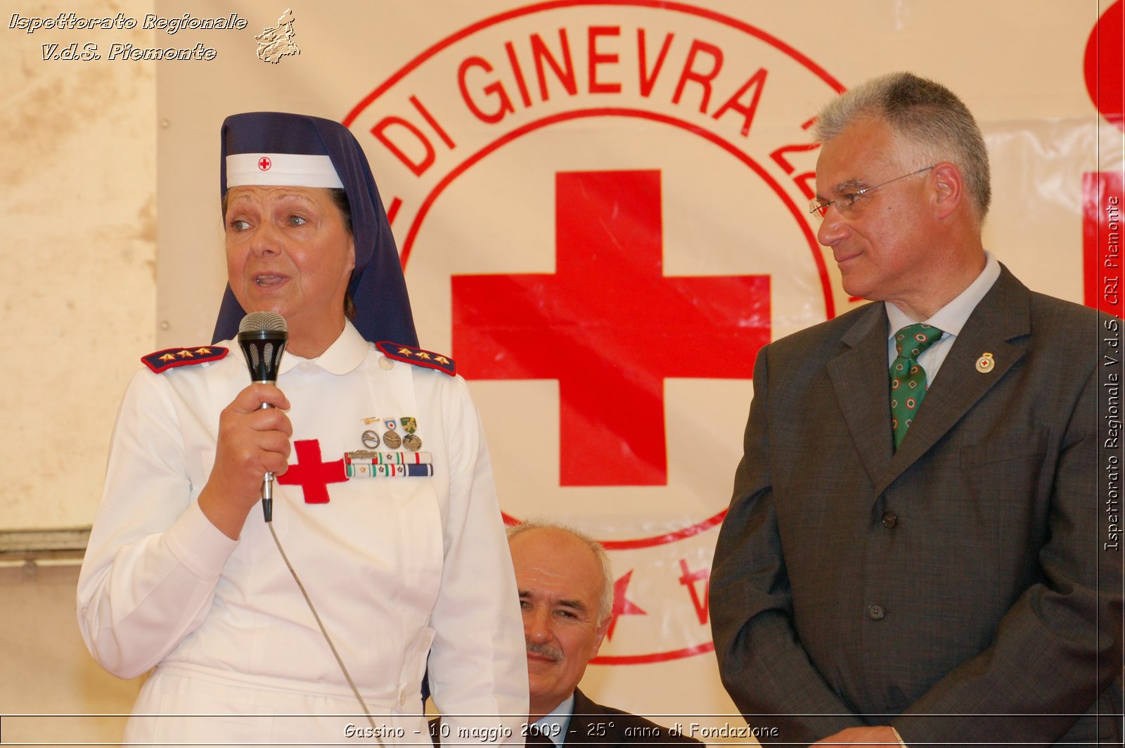 Gassino - 10 maggio 2009 - 25 anno di Fondazione -  Croce Rossa Italiana - Ispettorato Regionale Volontari del Soccorso Piemonte