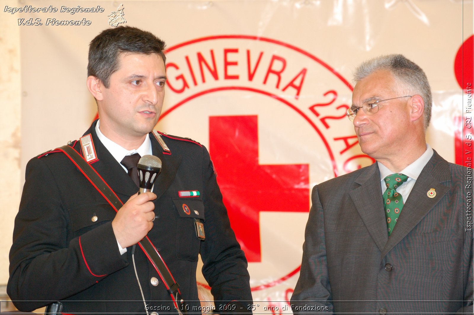 Gassino - 10 maggio 2009 - 25 anno di Fondazione -  Croce Rossa Italiana - Ispettorato Regionale Volontari del Soccorso Piemonte