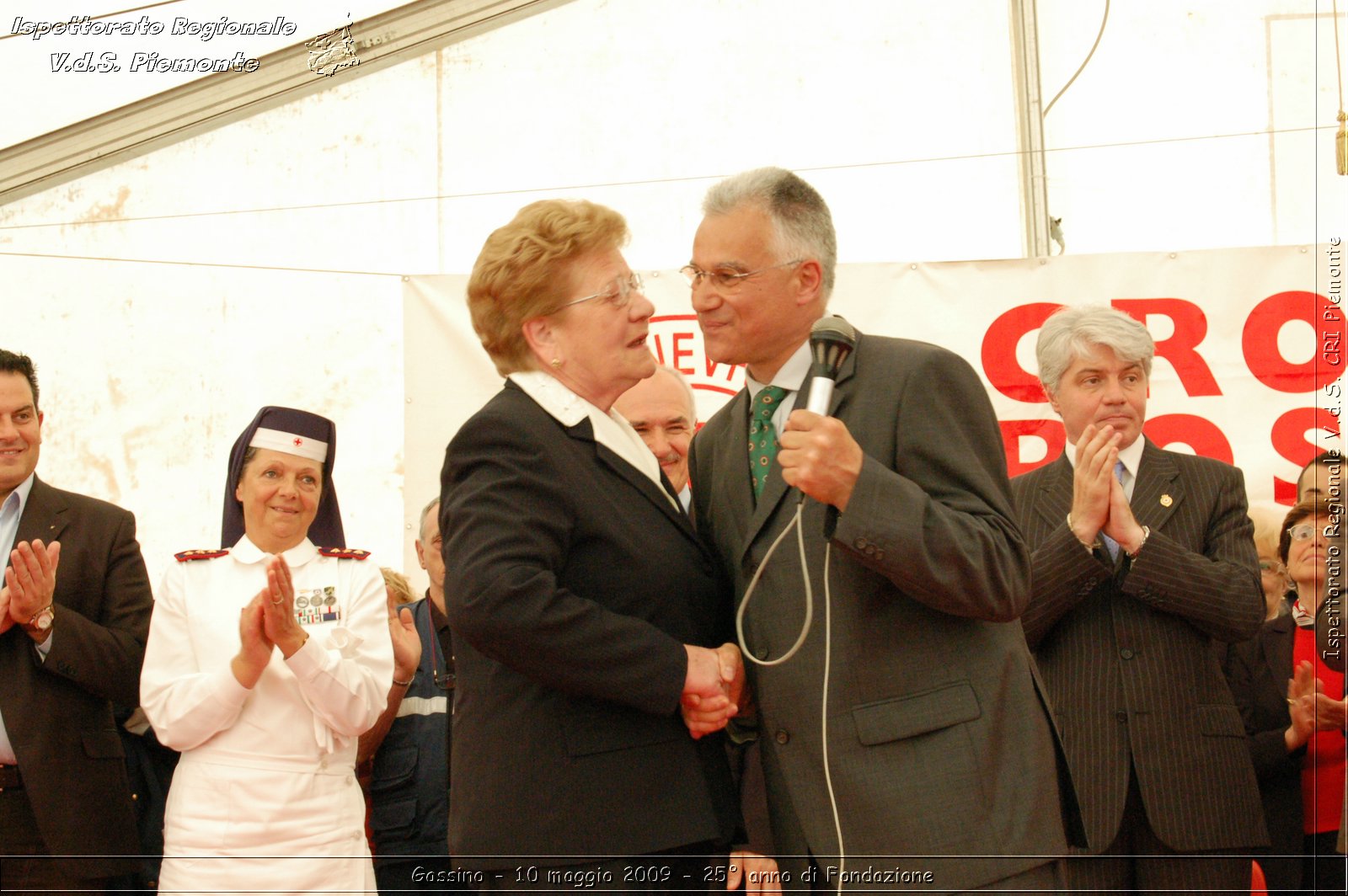 Gassino - 10 maggio 2009 - 25 anno di Fondazione -  Croce Rossa Italiana - Ispettorato Regionale Volontari del Soccorso Piemonte