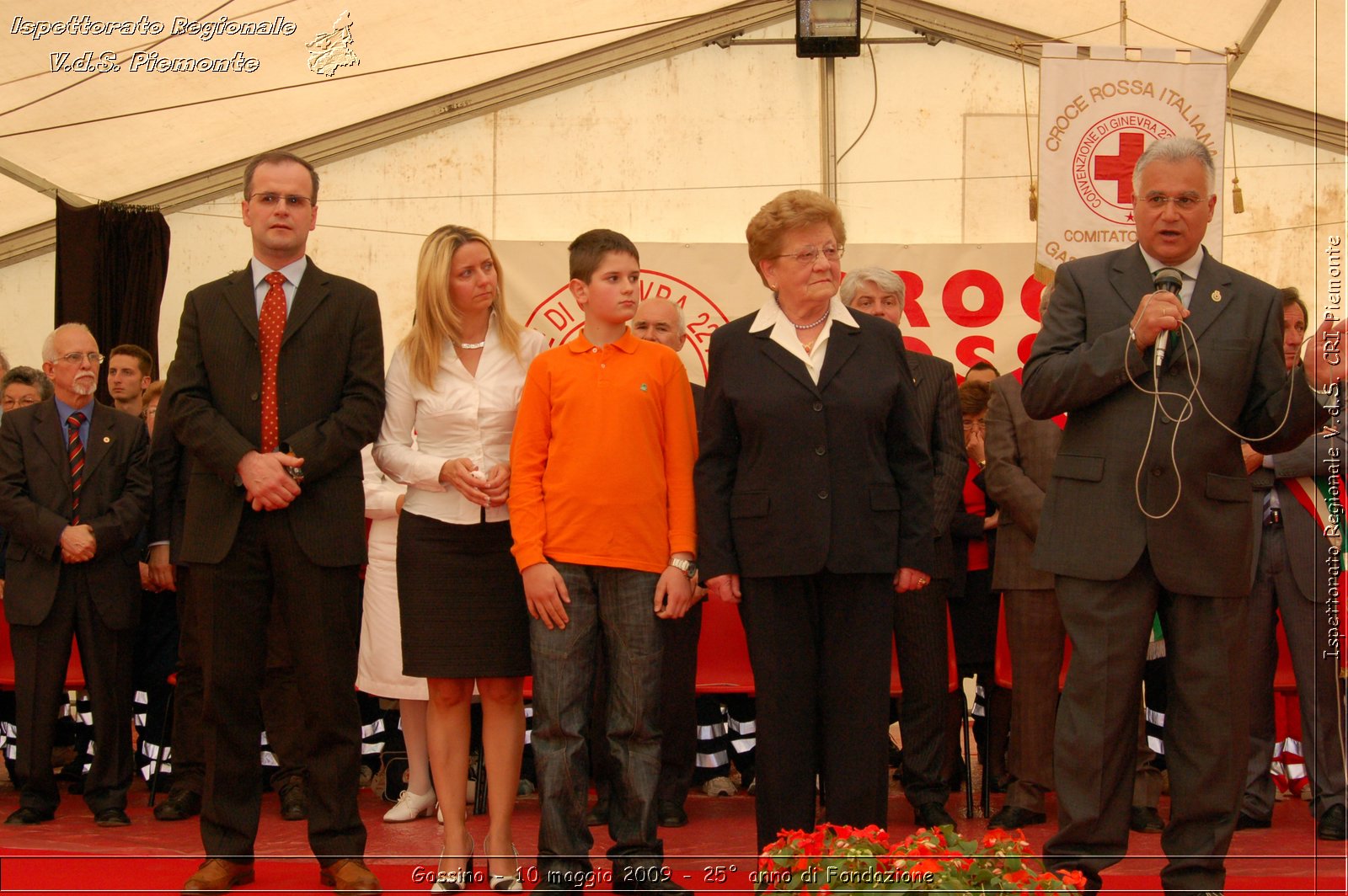 Gassino - 10 maggio 2009 - 25 anno di Fondazione -  Croce Rossa Italiana - Ispettorato Regionale Volontari del Soccorso Piemonte