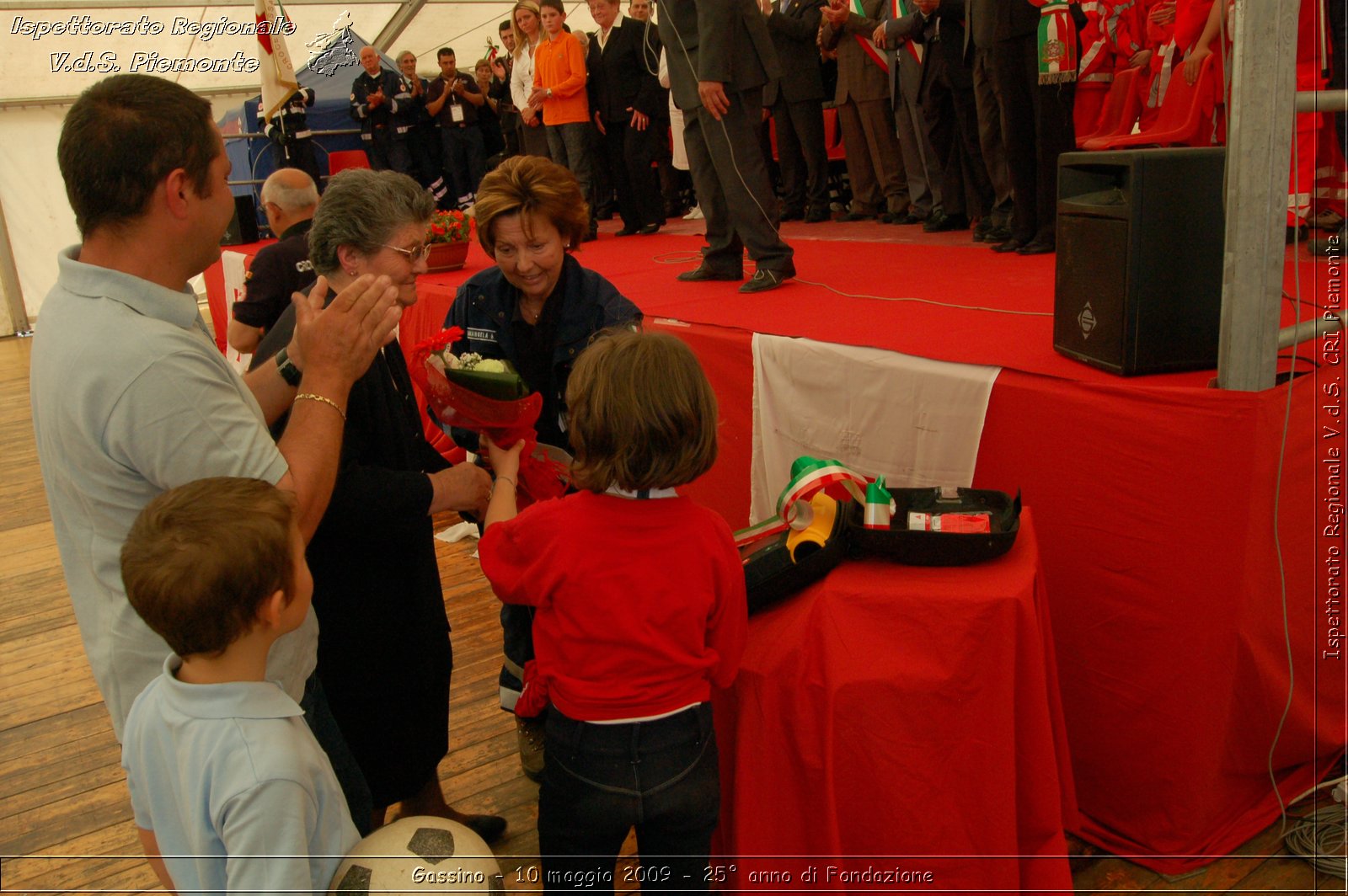 Gassino - 10 maggio 2009 - 25 anno di Fondazione -  Croce Rossa Italiana - Ispettorato Regionale Volontari del Soccorso Piemonte