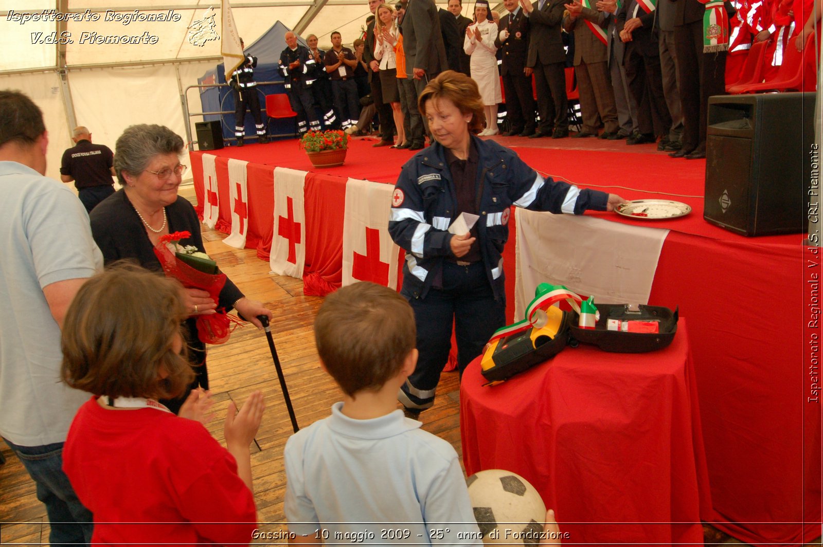 Gassino - 10 maggio 2009 - 25 anno di Fondazione -  Croce Rossa Italiana - Ispettorato Regionale Volontari del Soccorso Piemonte