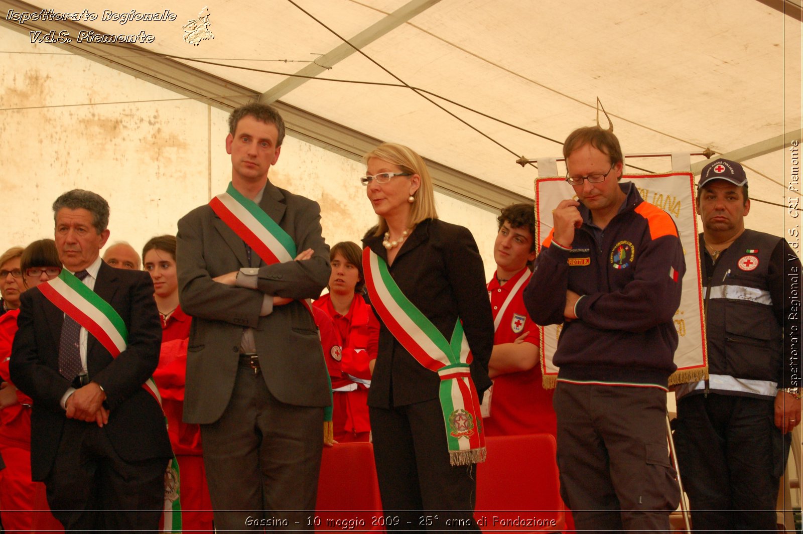 Gassino - 10 maggio 2009 - 25 anno di Fondazione -  Croce Rossa Italiana - Ispettorato Regionale Volontari del Soccorso Piemonte