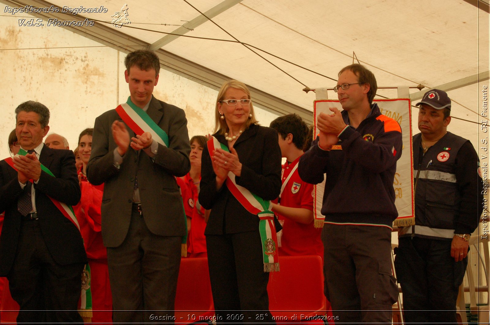 Gassino - 10 maggio 2009 - 25 anno di Fondazione -  Croce Rossa Italiana - Ispettorato Regionale Volontari del Soccorso Piemonte