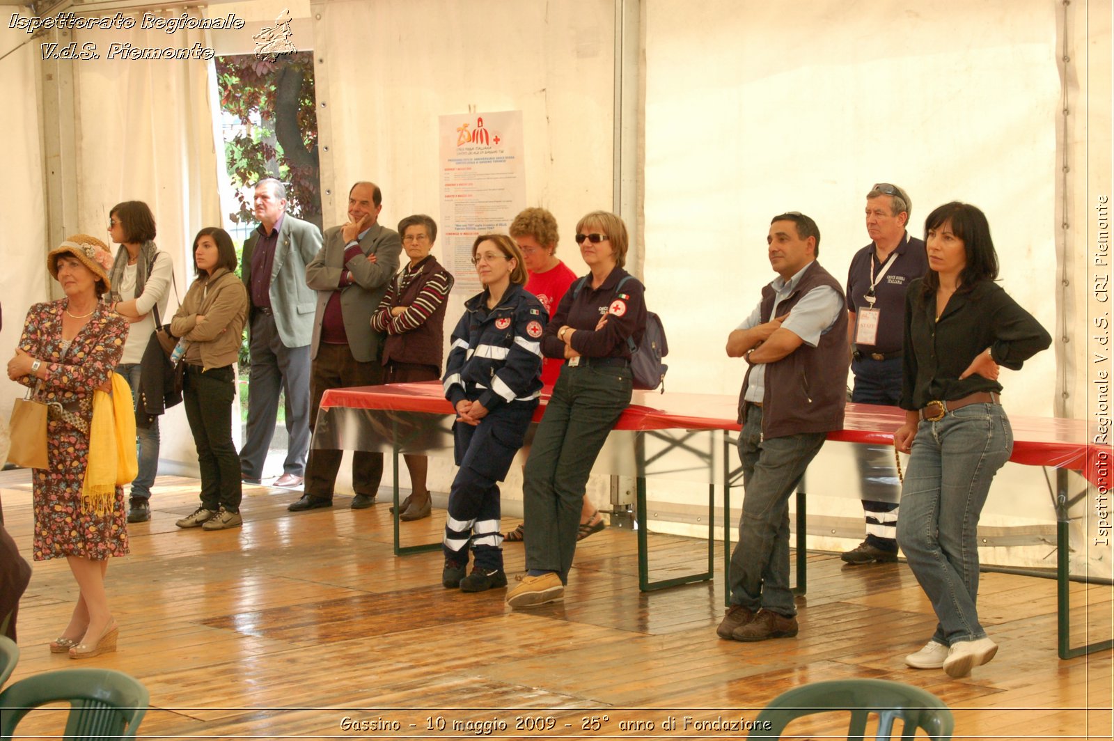 Gassino - 10 maggio 2009 - 25 anno di Fondazione -  Croce Rossa Italiana - Ispettorato Regionale Volontari del Soccorso Piemonte