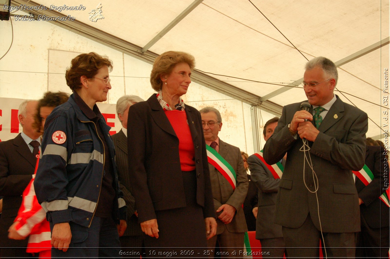 Gassino - 10 maggio 2009 - 25 anno di Fondazione -  Croce Rossa Italiana - Ispettorato Regionale Volontari del Soccorso Piemonte