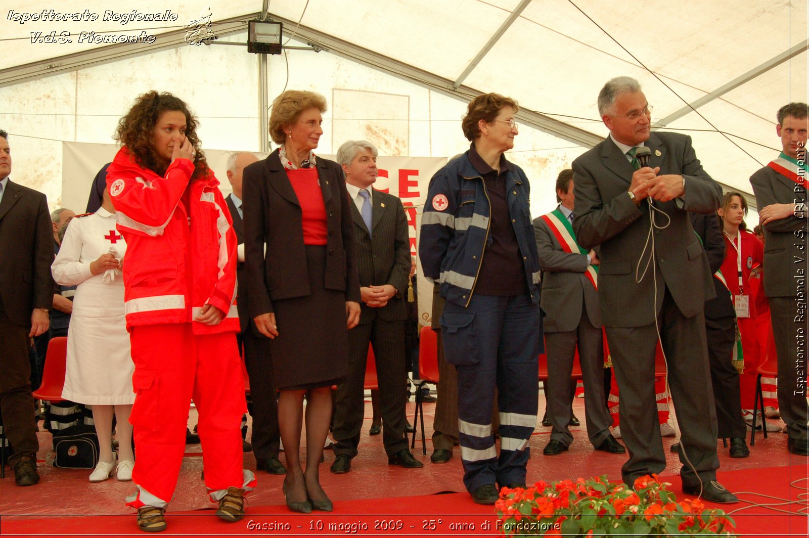 Gassino - 10 maggio 2009 - 25 anno di Fondazione -  Croce Rossa Italiana - Ispettorato Regionale Volontari del Soccorso Piemonte