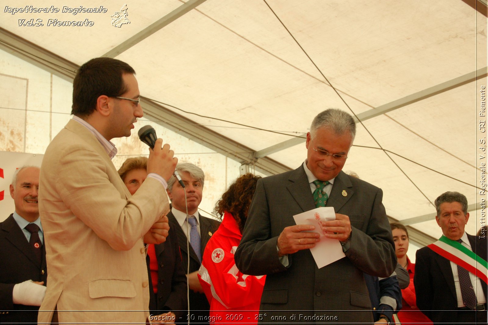 Gassino - 10 maggio 2009 - 25 anno di Fondazione -  Croce Rossa Italiana - Ispettorato Regionale Volontari del Soccorso Piemonte