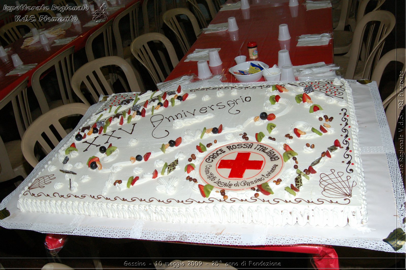 Gassino - 10 maggio 2009 - 25 anno di Fondazione -  Croce Rossa Italiana - Ispettorato Regionale Volontari del Soccorso Piemonte