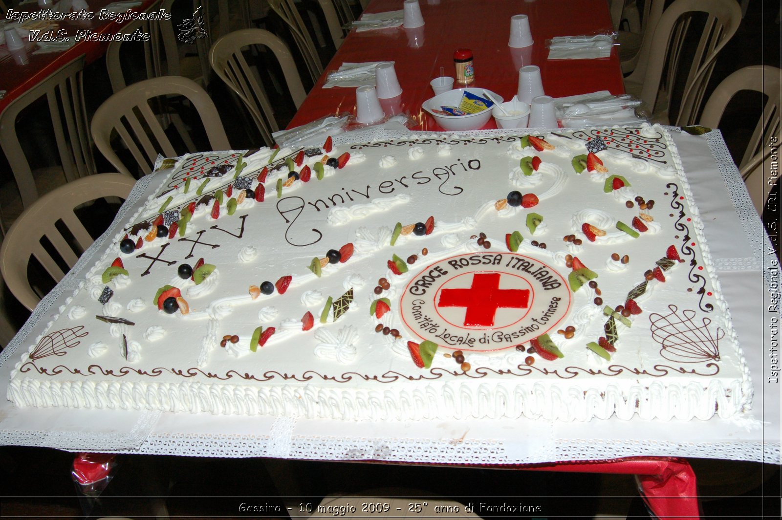 Gassino - 10 maggio 2009 - 25 anno di Fondazione -  Croce Rossa Italiana - Ispettorato Regionale Volontari del Soccorso Piemonte