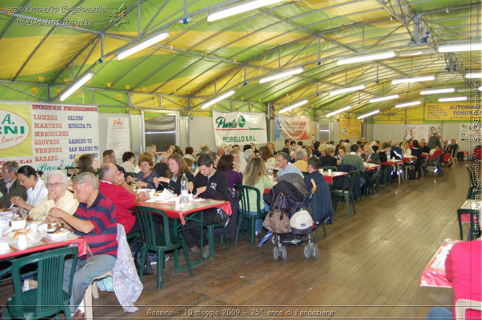 Gassino - 10 maggio 2009 - 25 anno di Fondazione -  Croce Rossa Italiana - Ispettorato Regionale Volontari del Soccorso Piemonte