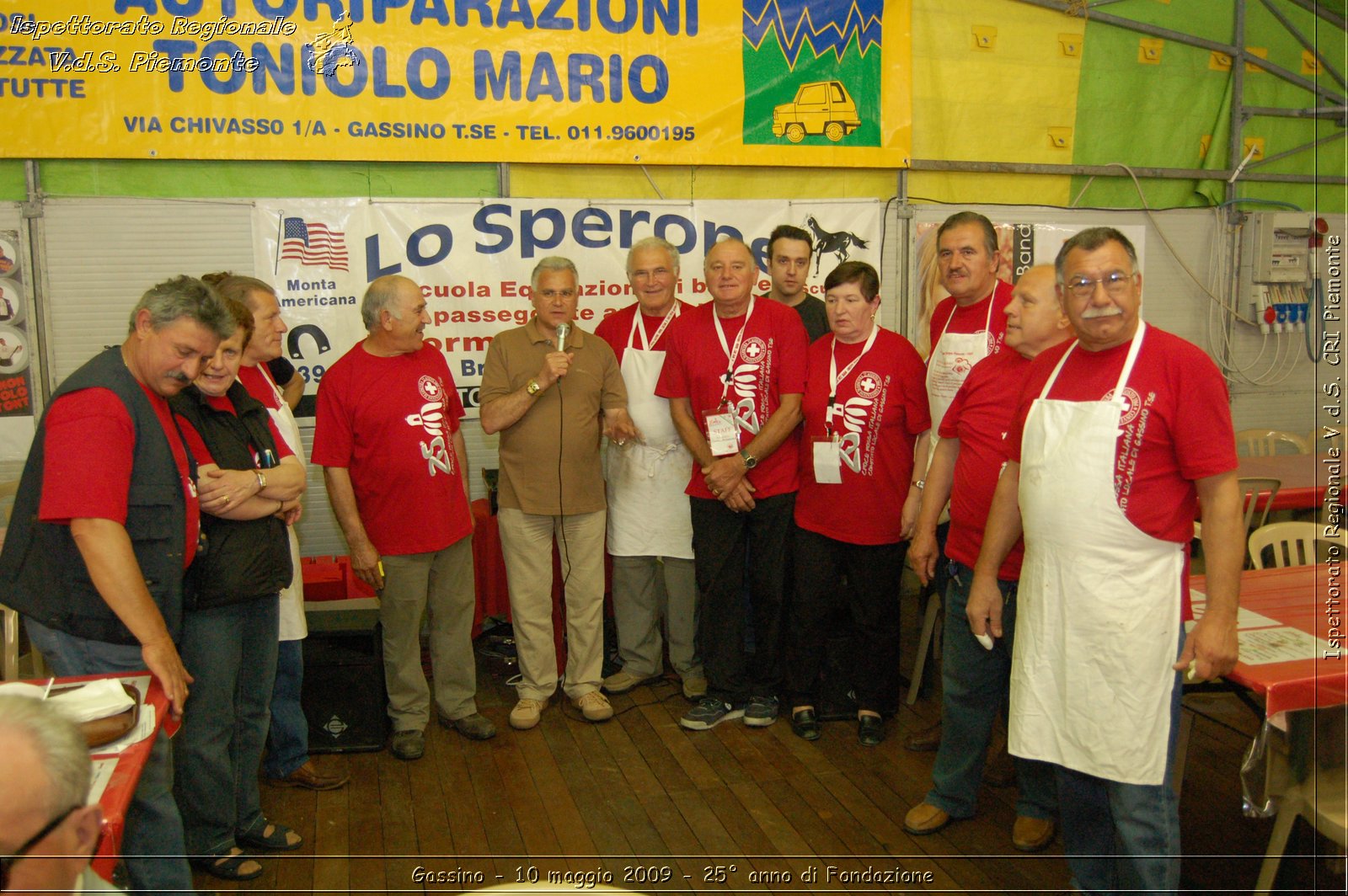 Gassino - 10 maggio 2009 - 25 anno di Fondazione -  Croce Rossa Italiana - Ispettorato Regionale Volontari del Soccorso Piemonte