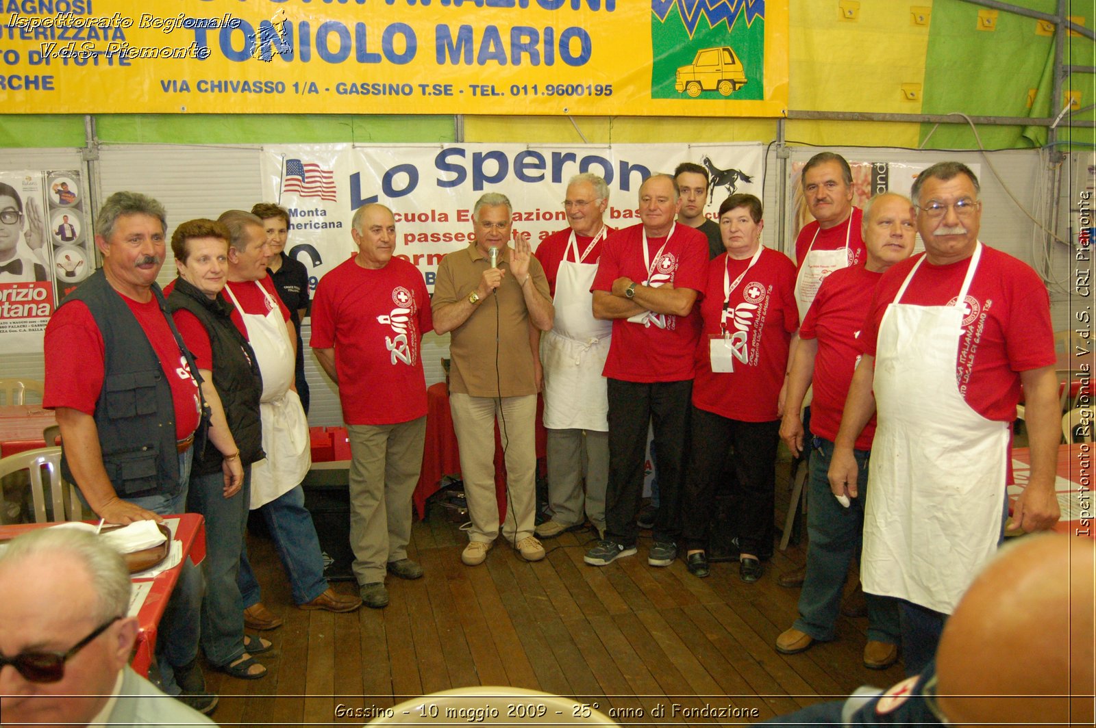 Gassino - 10 maggio 2009 - 25 anno di Fondazione -  Croce Rossa Italiana - Ispettorato Regionale Volontari del Soccorso Piemonte