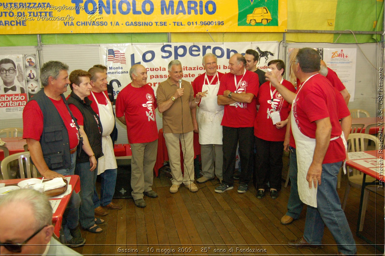 Gassino - 10 maggio 2009 - 25 anno di Fondazione -  Croce Rossa Italiana - Ispettorato Regionale Volontari del Soccorso Piemonte