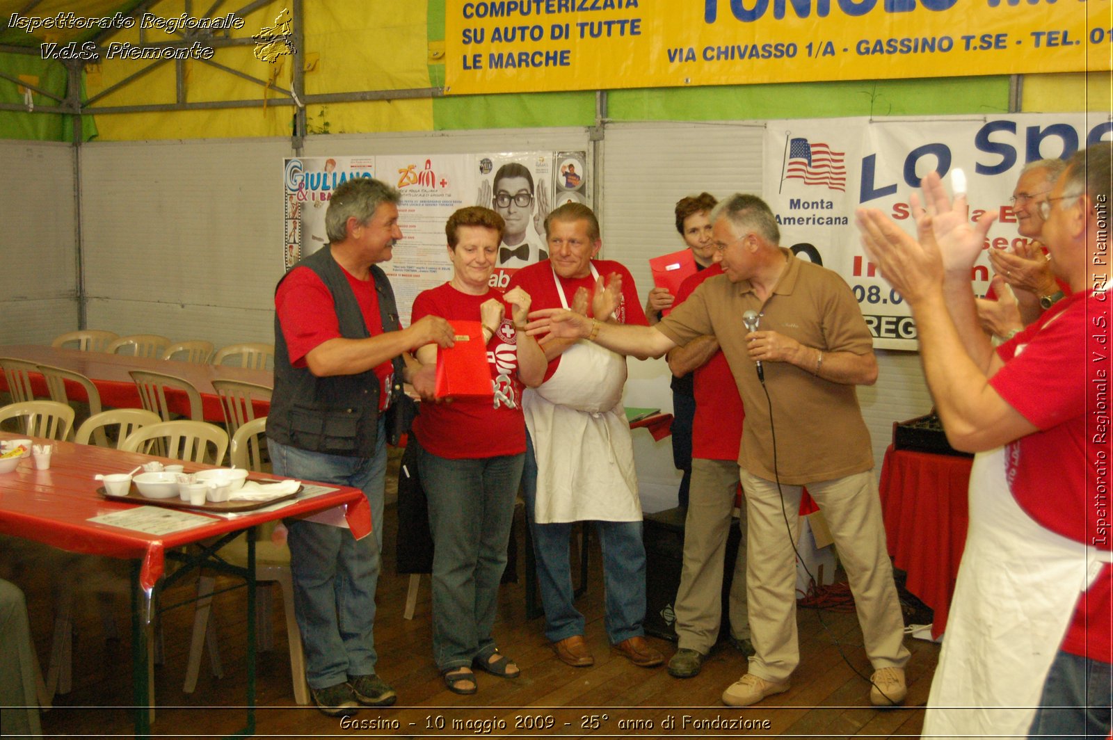 Gassino - 10 maggio 2009 - 25 anno di Fondazione -  Croce Rossa Italiana - Ispettorato Regionale Volontari del Soccorso Piemonte