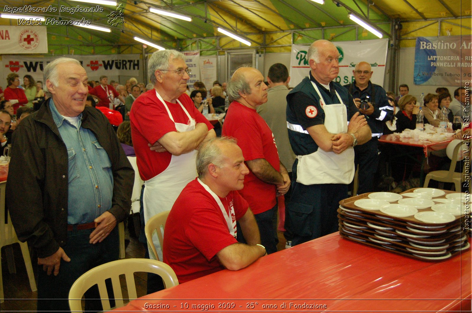 Gassino - 10 maggio 2009 - 25 anno di Fondazione -  Croce Rossa Italiana - Ispettorato Regionale Volontari del Soccorso Piemonte