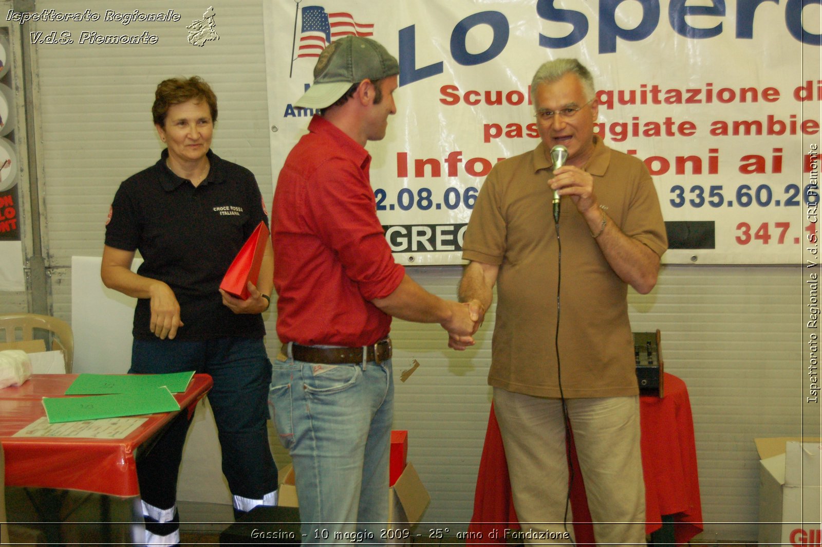 Gassino - 10 maggio 2009 - 25 anno di Fondazione -  Croce Rossa Italiana - Ispettorato Regionale Volontari del Soccorso Piemonte