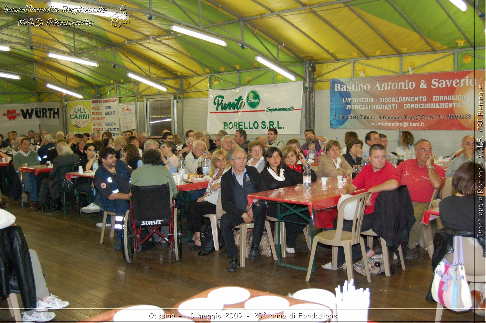 Gassino - 10 maggio 2009 - 25 anno di Fondazione -  Croce Rossa Italiana - Ispettorato Regionale Volontari del Soccorso Piemonte