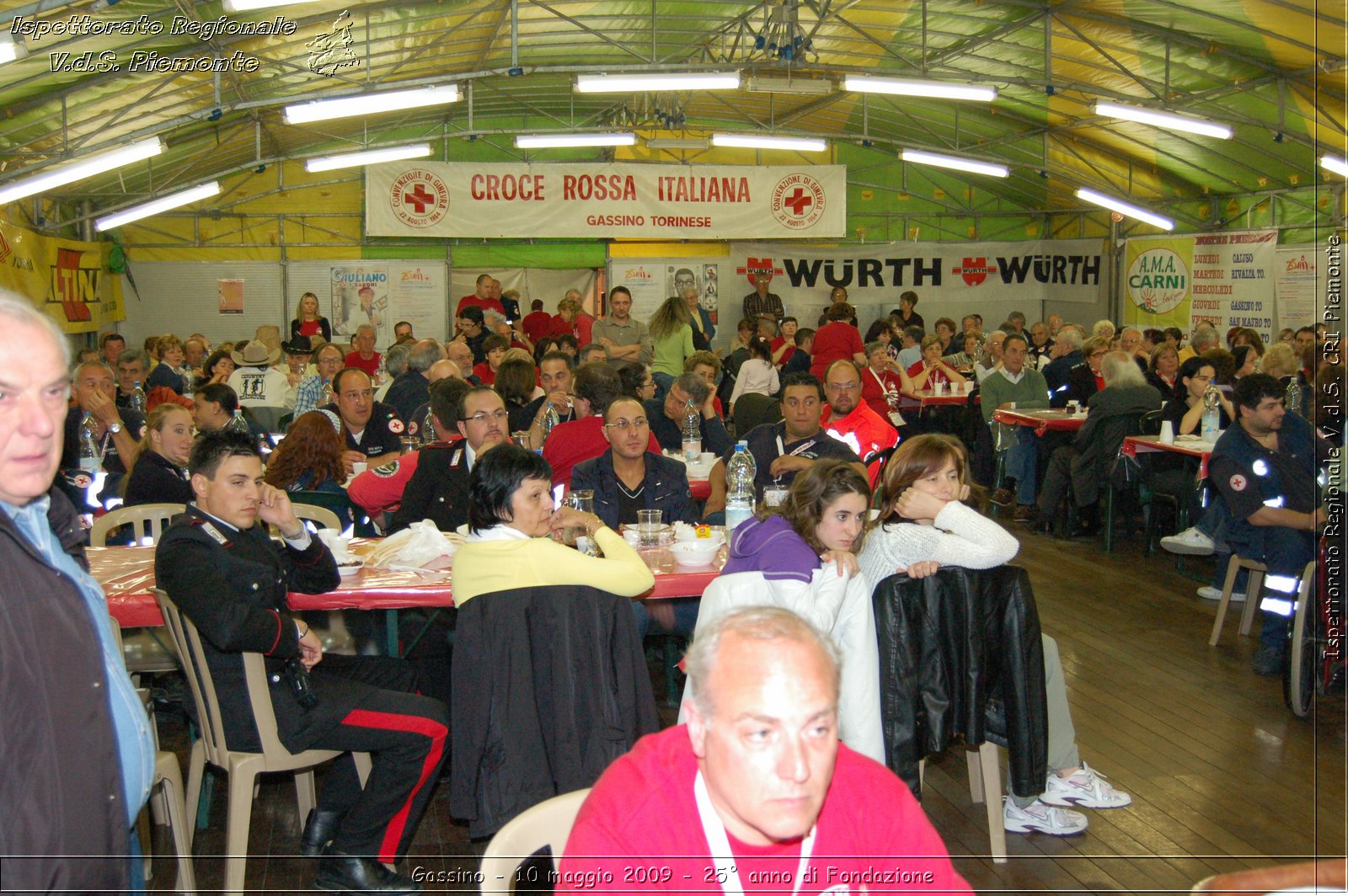 Gassino - 10 maggio 2009 - 25 anno di Fondazione -  Croce Rossa Italiana - Ispettorato Regionale Volontari del Soccorso Piemonte