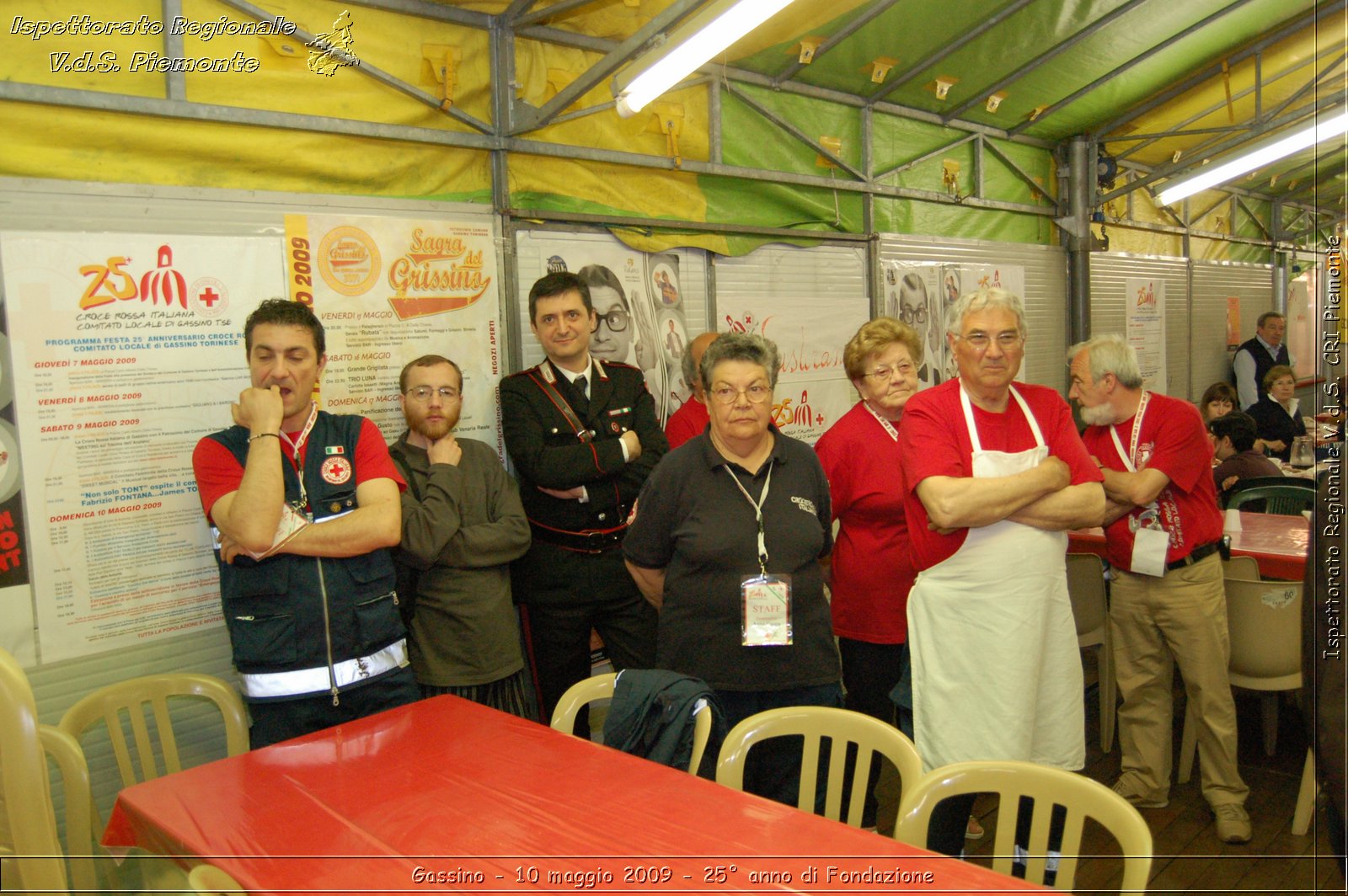 Gassino - 10 maggio 2009 - 25 anno di Fondazione -  Croce Rossa Italiana - Ispettorato Regionale Volontari del Soccorso Piemonte