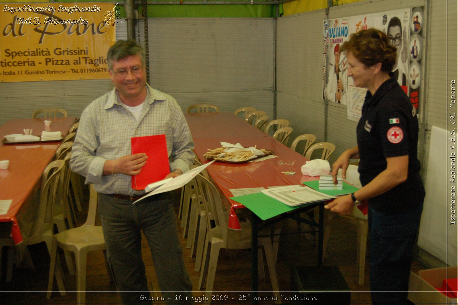 Gassino - 10 maggio 2009 - 25 anno di Fondazione -  Croce Rossa Italiana - Ispettorato Regionale Volontari del Soccorso Piemonte