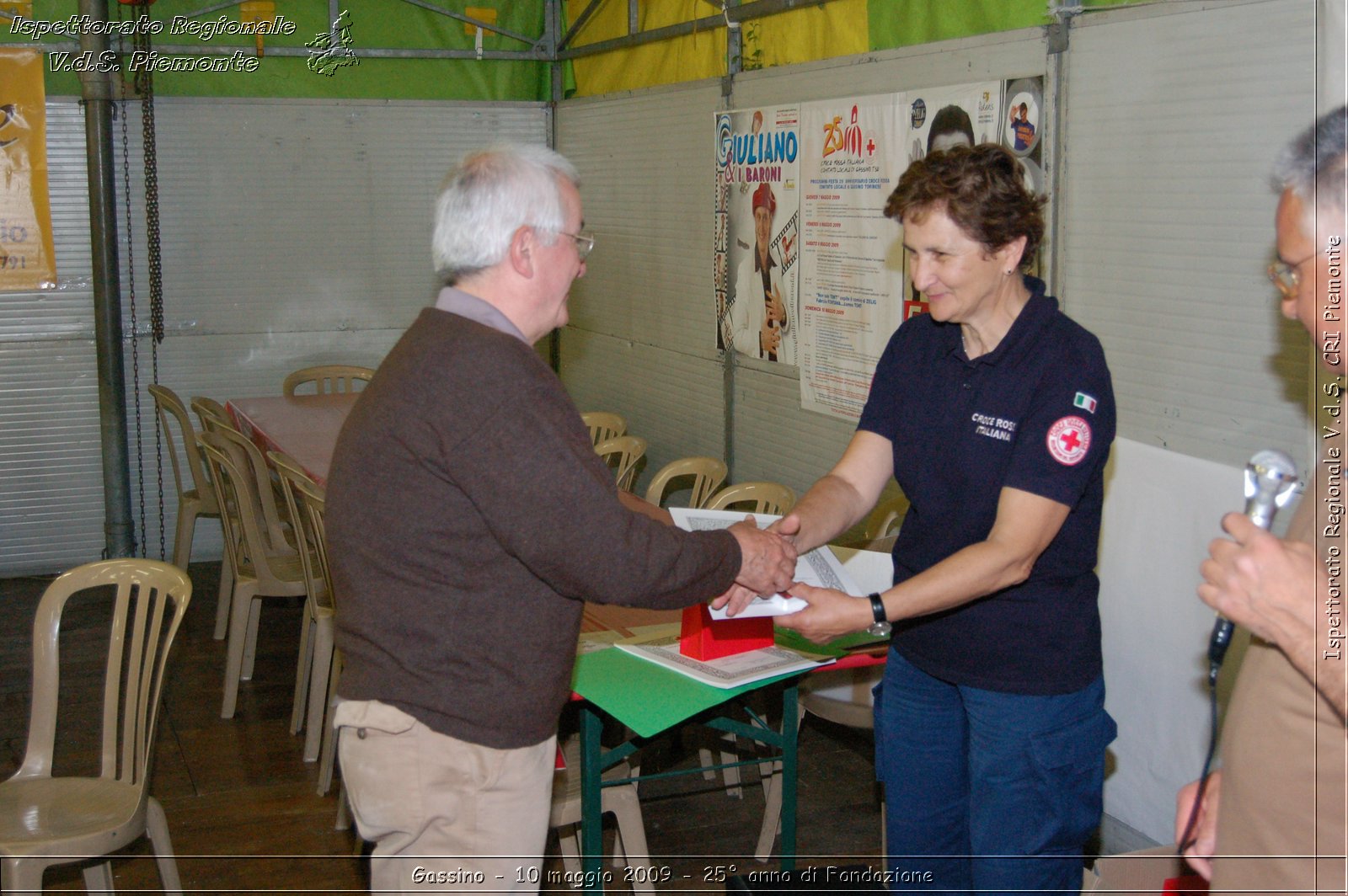 Gassino - 10 maggio 2009 - 25 anno di Fondazione -  Croce Rossa Italiana - Ispettorato Regionale Volontari del Soccorso Piemonte