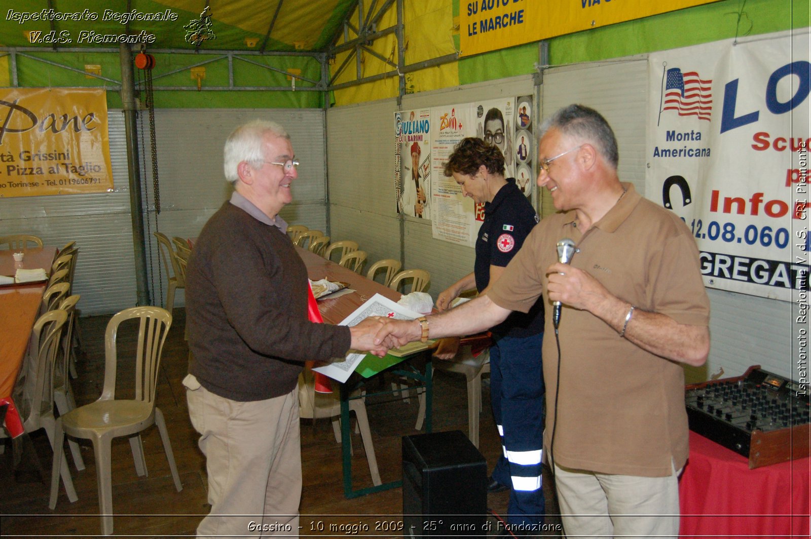 Gassino - 10 maggio 2009 - 25 anno di Fondazione -  Croce Rossa Italiana - Ispettorato Regionale Volontari del Soccorso Piemonte