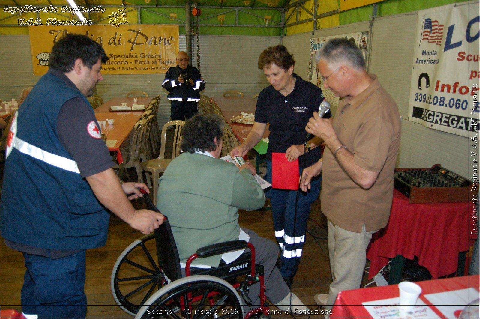 Gassino - 10 maggio 2009 - 25 anno di Fondazione -  Croce Rossa Italiana - Ispettorato Regionale Volontari del Soccorso Piemonte