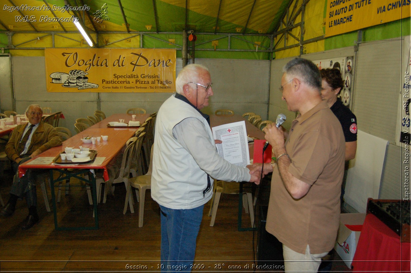 Gassino - 10 maggio 2009 - 25 anno di Fondazione -  Croce Rossa Italiana - Ispettorato Regionale Volontari del Soccorso Piemonte