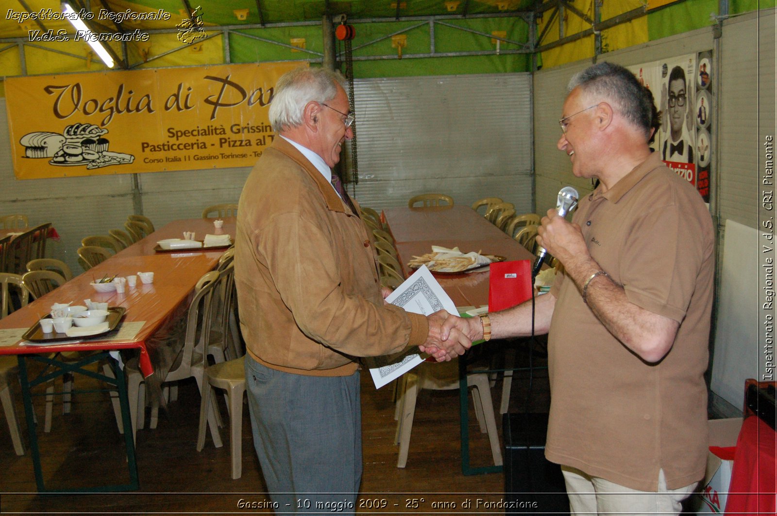 Gassino - 10 maggio 2009 - 25 anno di Fondazione -  Croce Rossa Italiana - Ispettorato Regionale Volontari del Soccorso Piemonte