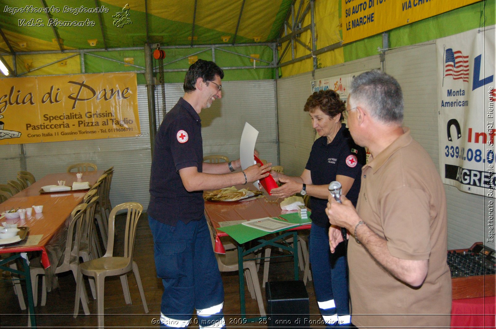 Gassino - 10 maggio 2009 - 25 anno di Fondazione -  Croce Rossa Italiana - Ispettorato Regionale Volontari del Soccorso Piemonte