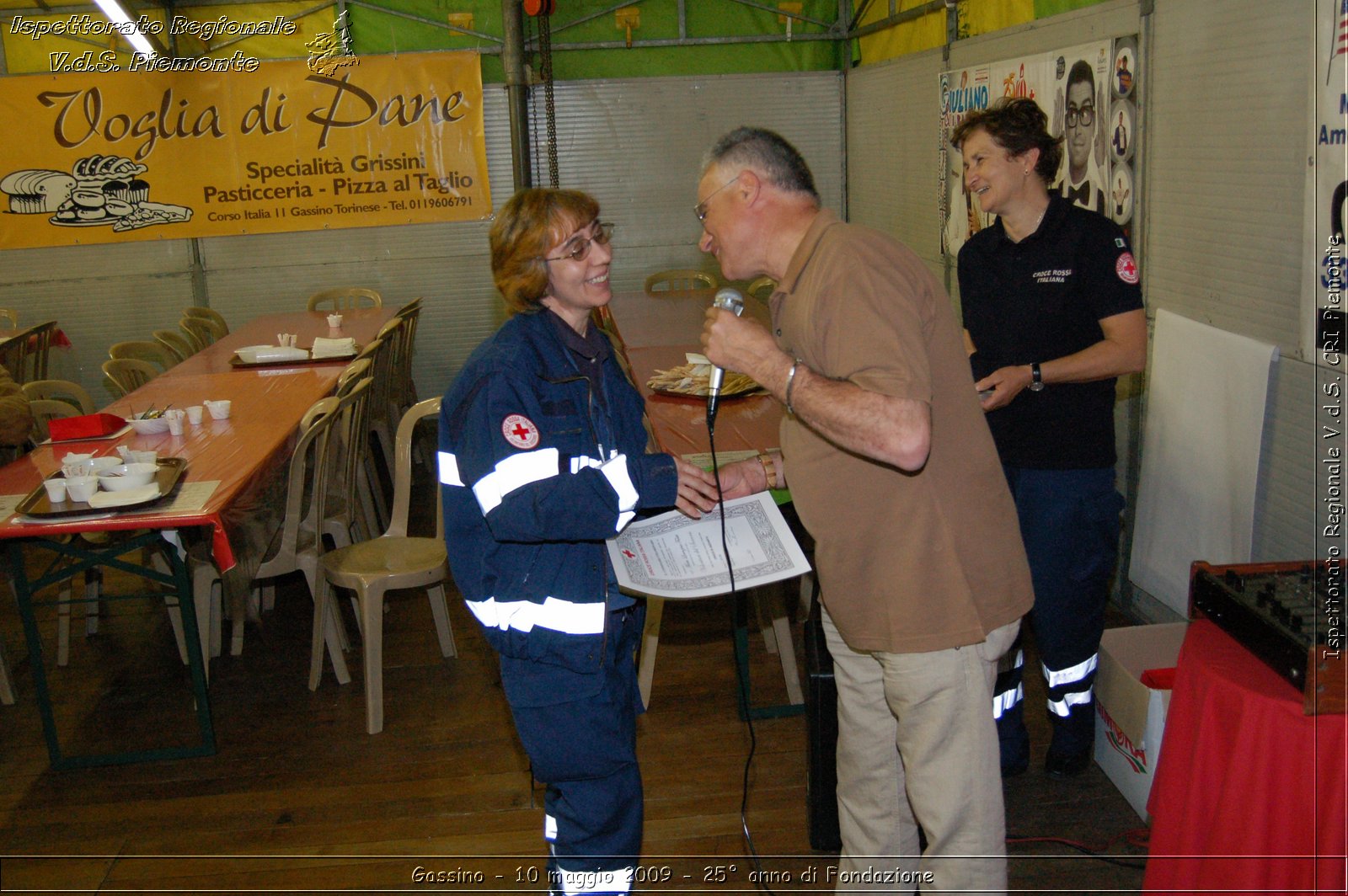 Gassino - 10 maggio 2009 - 25 anno di Fondazione -  Croce Rossa Italiana - Ispettorato Regionale Volontari del Soccorso Piemonte