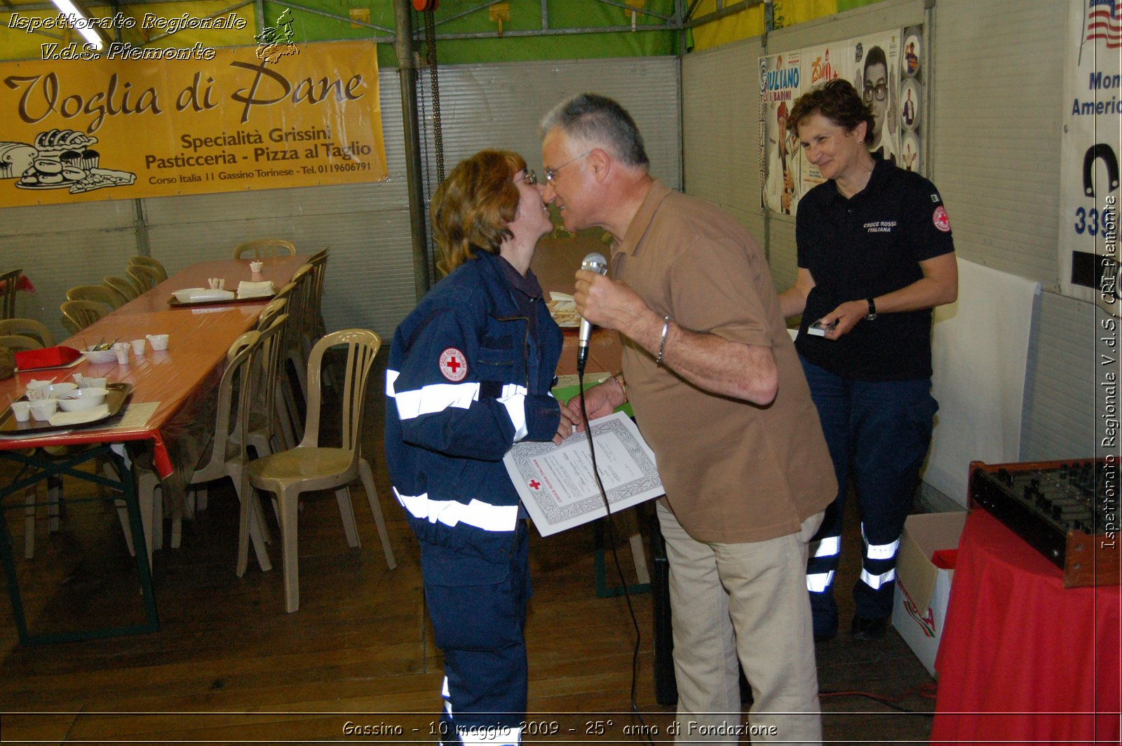 Gassino - 10 maggio 2009 - 25 anno di Fondazione -  Croce Rossa Italiana - Ispettorato Regionale Volontari del Soccorso Piemonte