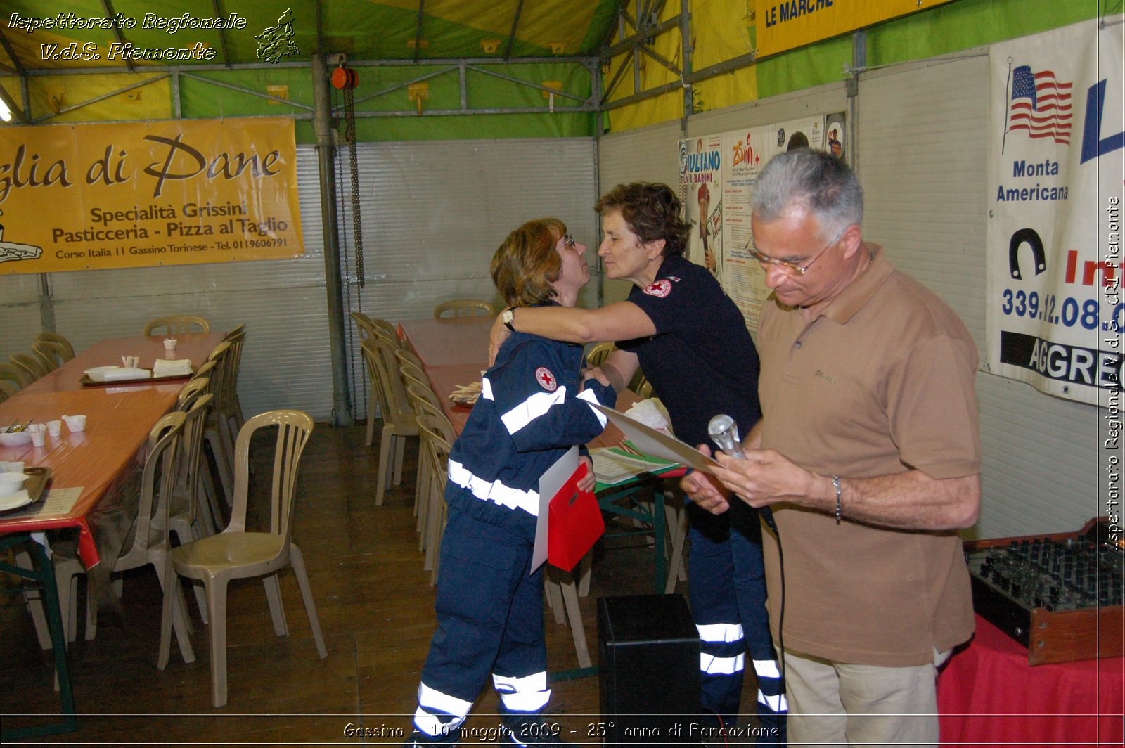 Gassino - 10 maggio 2009 - 25 anno di Fondazione -  Croce Rossa Italiana - Ispettorato Regionale Volontari del Soccorso Piemonte