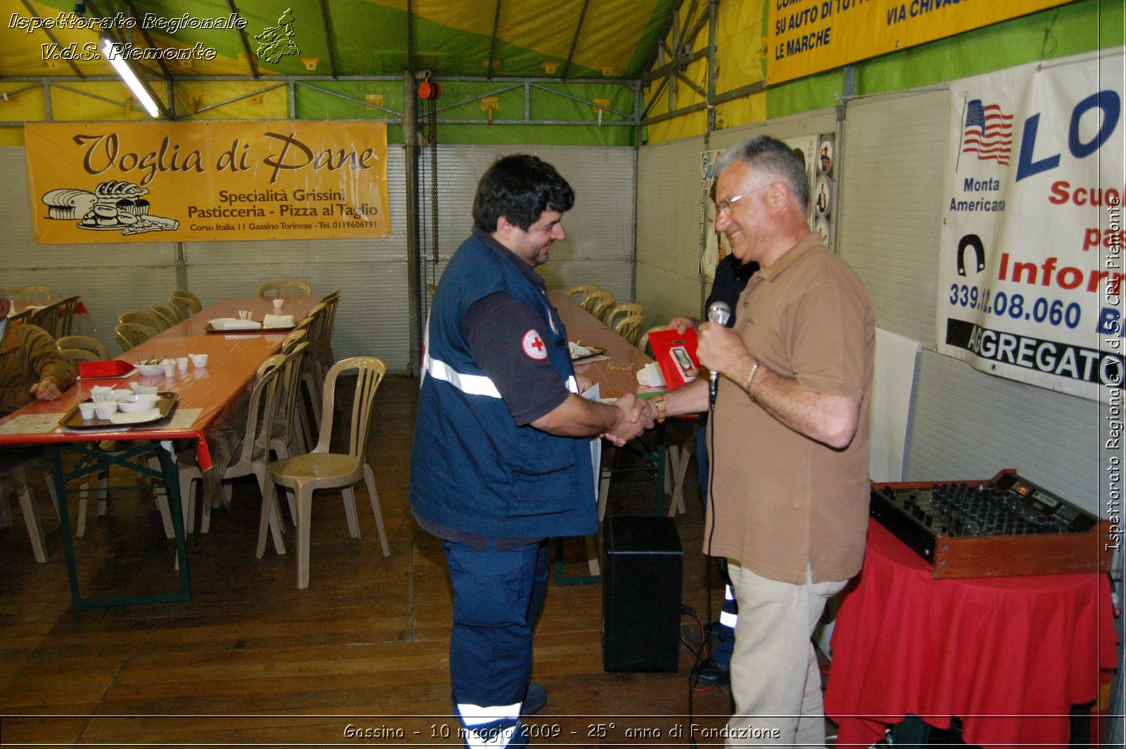 Gassino - 10 maggio 2009 - 25 anno di Fondazione -  Croce Rossa Italiana - Ispettorato Regionale Volontari del Soccorso Piemonte