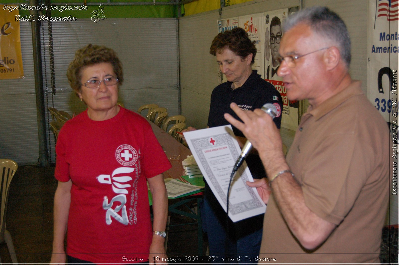 Gassino - 10 maggio 2009 - 25 anno di Fondazione -  Croce Rossa Italiana - Ispettorato Regionale Volontari del Soccorso Piemonte