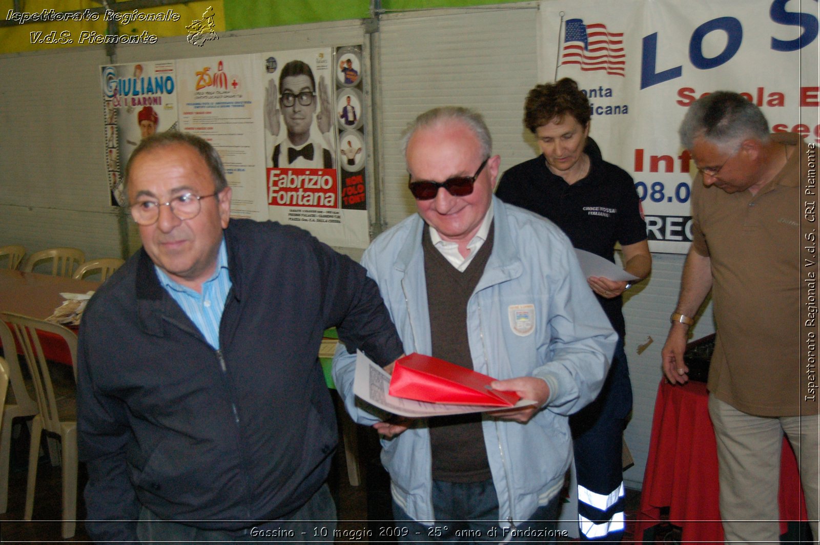 Gassino - 10 maggio 2009 - 25 anno di Fondazione -  Croce Rossa Italiana - Ispettorato Regionale Volontari del Soccorso Piemonte