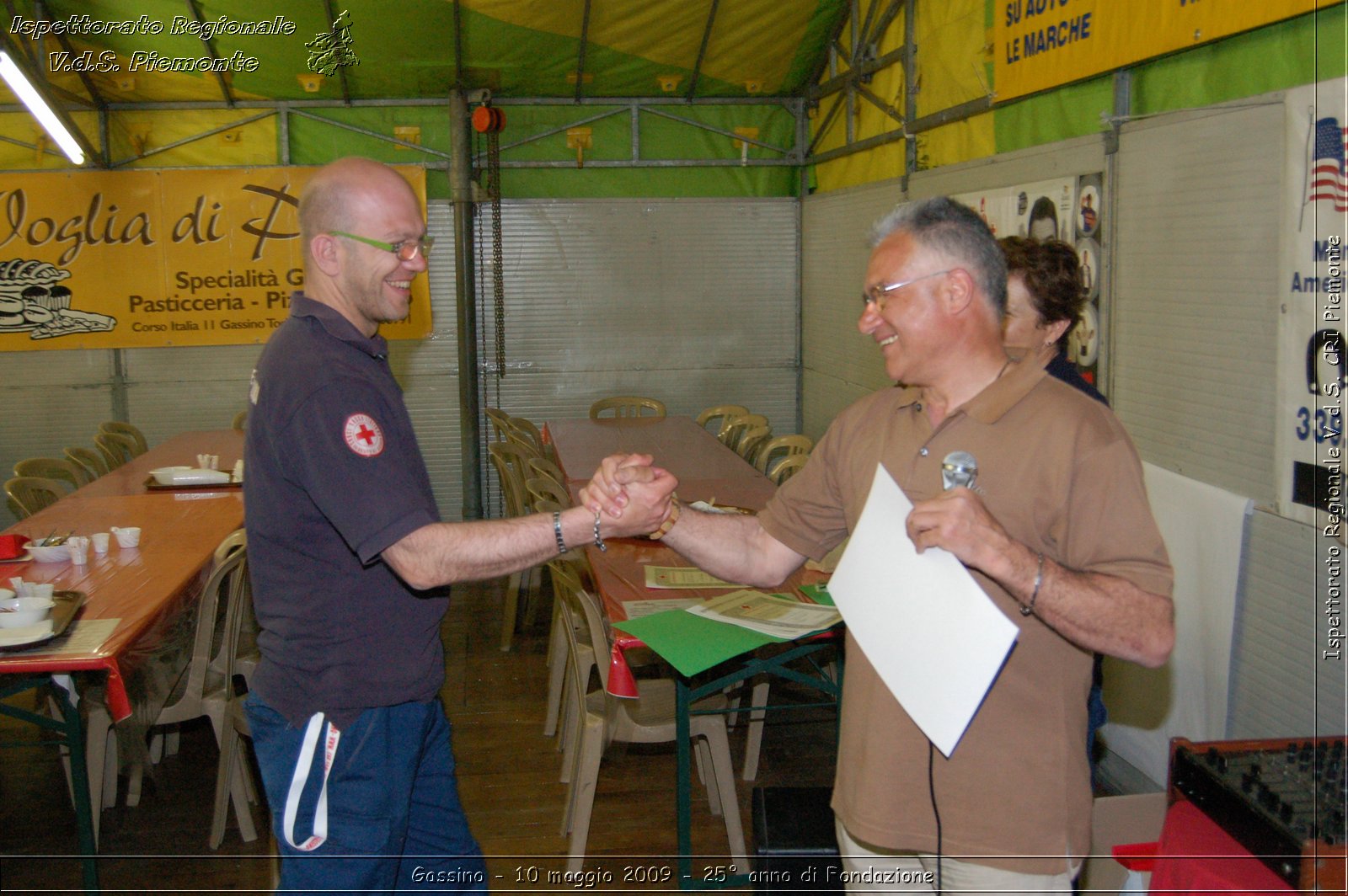 Gassino - 10 maggio 2009 - 25 anno di Fondazione -  Croce Rossa Italiana - Ispettorato Regionale Volontari del Soccorso Piemonte