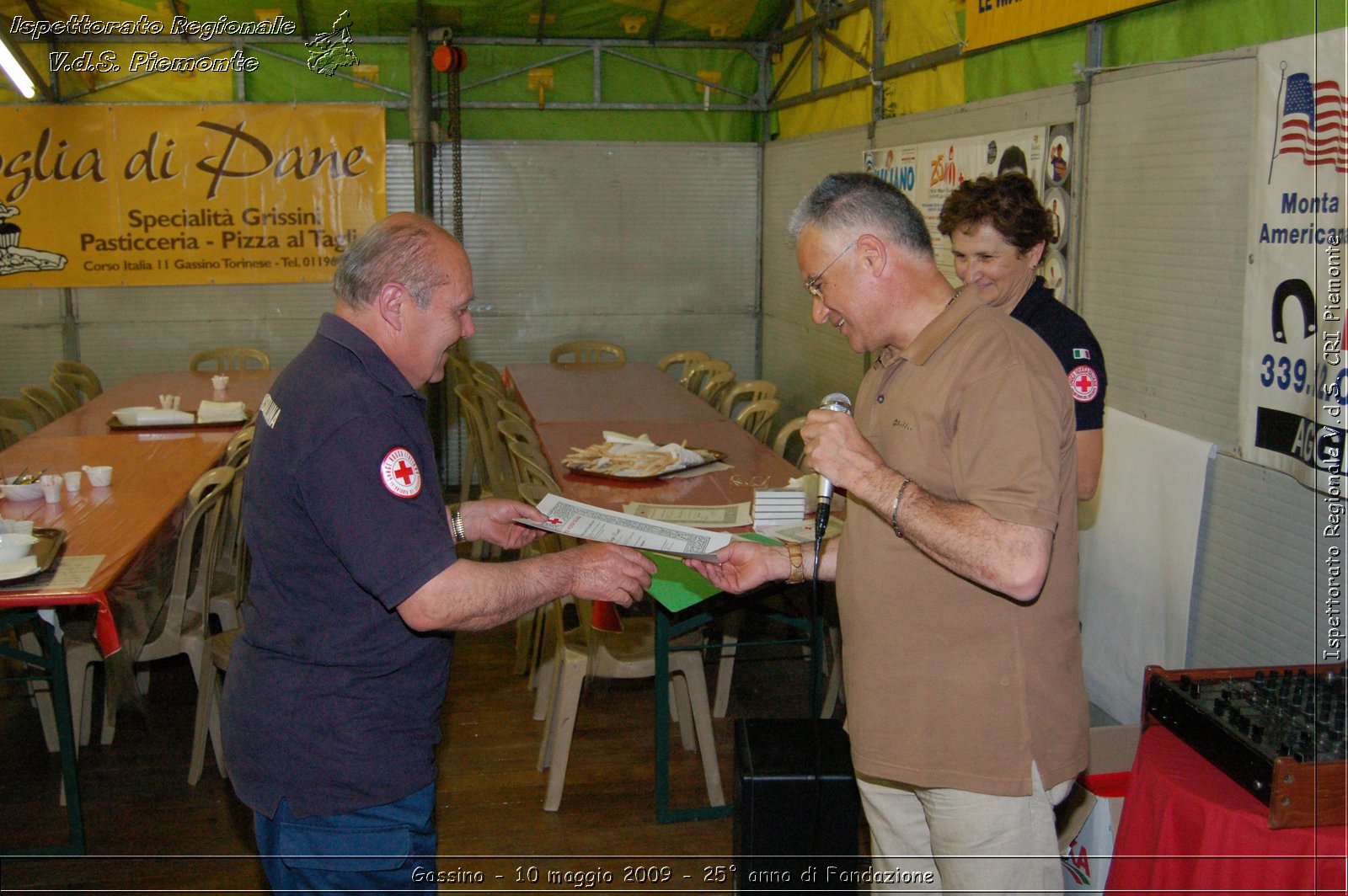 Gassino - 10 maggio 2009 - 25 anno di Fondazione -  Croce Rossa Italiana - Ispettorato Regionale Volontari del Soccorso Piemonte