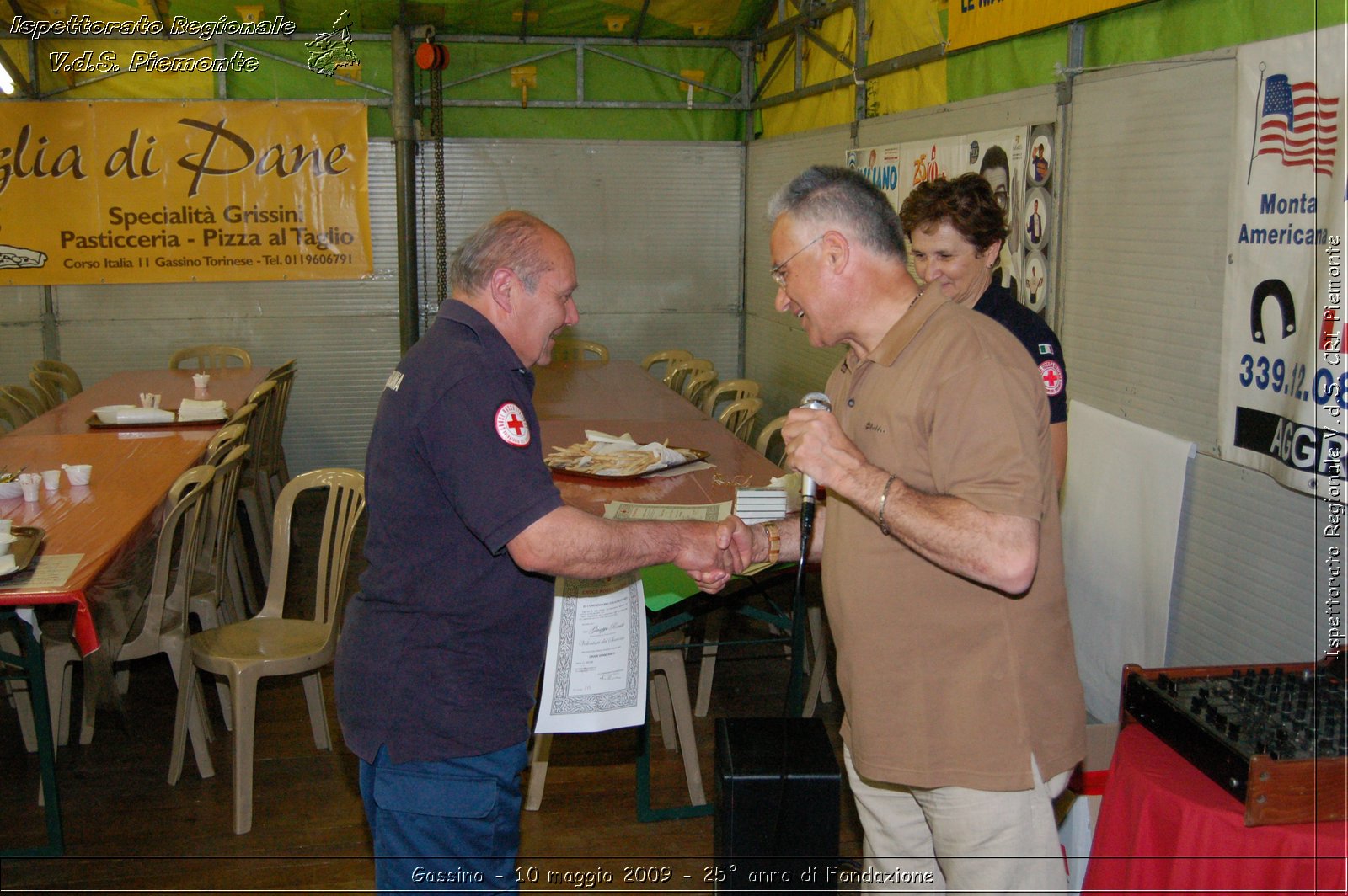 Gassino - 10 maggio 2009 - 25 anno di Fondazione -  Croce Rossa Italiana - Ispettorato Regionale Volontari del Soccorso Piemonte