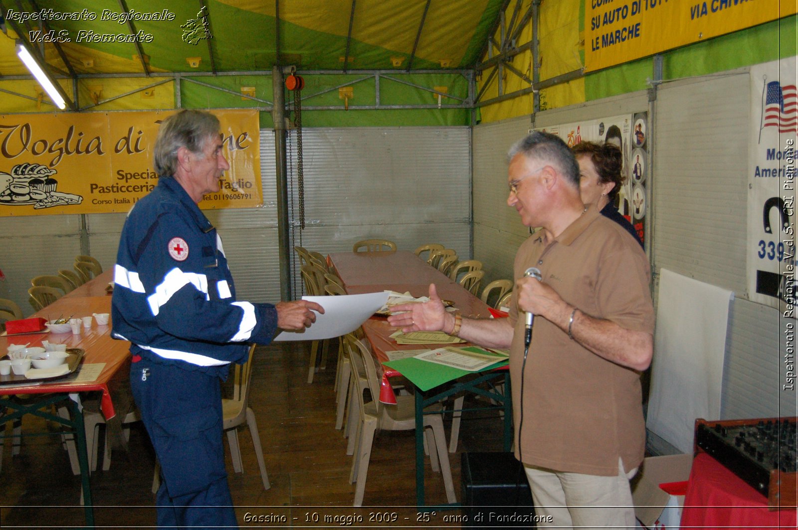 Gassino - 10 maggio 2009 - 25 anno di Fondazione -  Croce Rossa Italiana - Ispettorato Regionale Volontari del Soccorso Piemonte