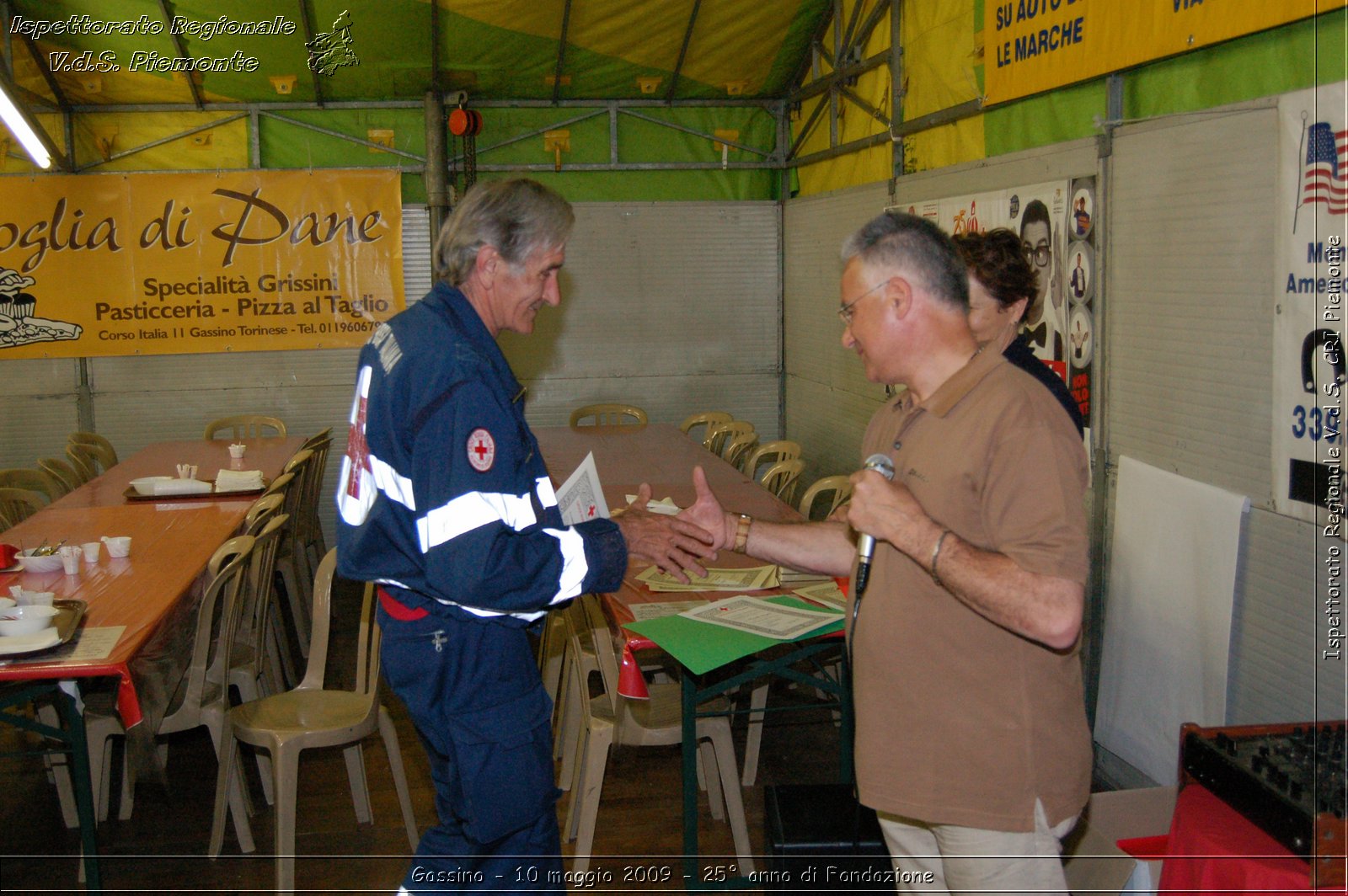 Gassino - 10 maggio 2009 - 25 anno di Fondazione -  Croce Rossa Italiana - Ispettorato Regionale Volontari del Soccorso Piemonte