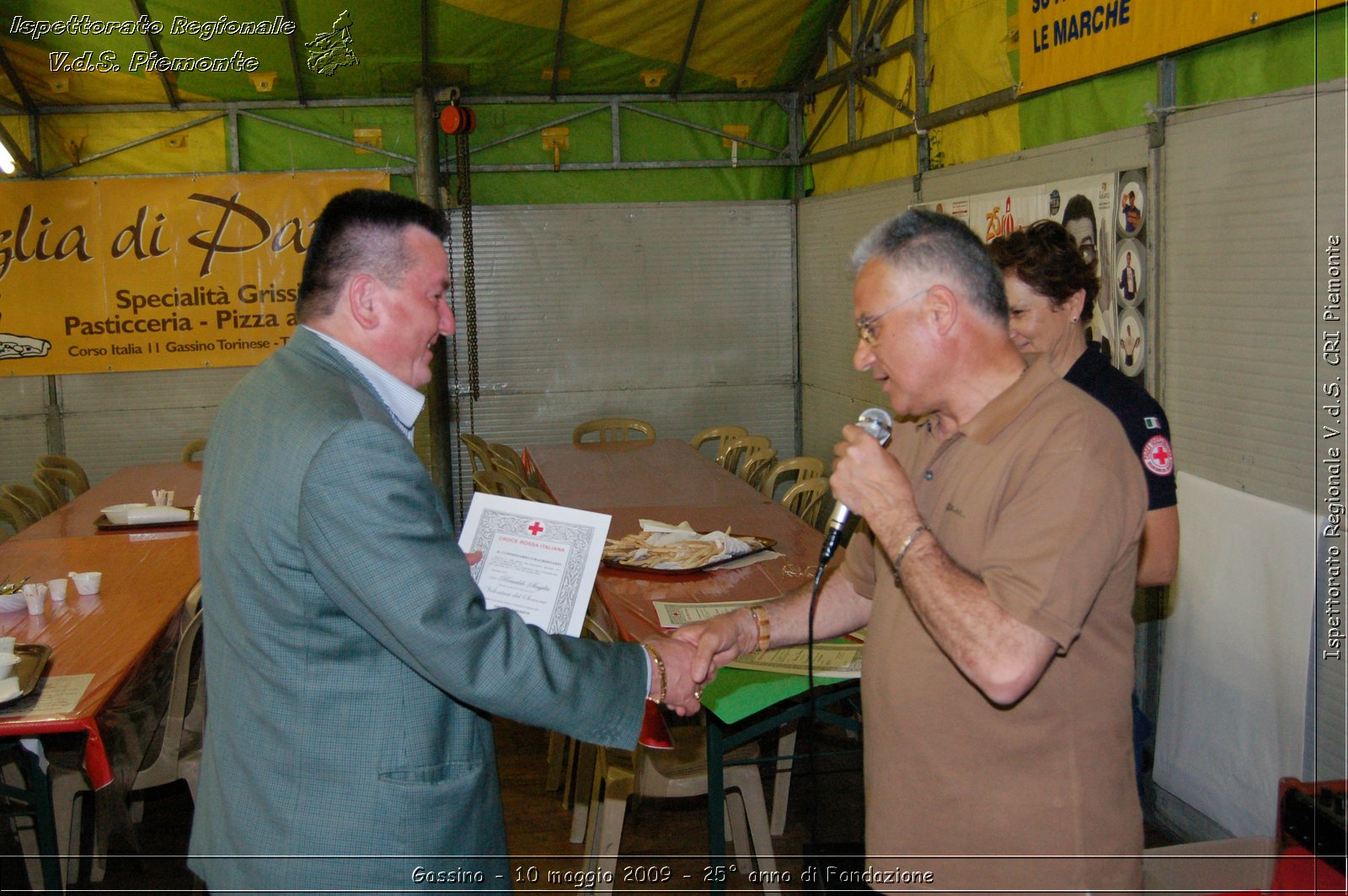 Gassino - 10 maggio 2009 - 25 anno di Fondazione -  Croce Rossa Italiana - Ispettorato Regionale Volontari del Soccorso Piemonte