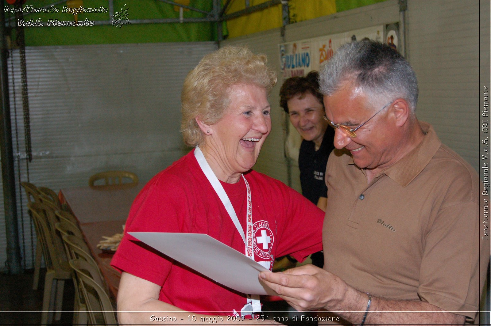 Gassino - 10 maggio 2009 - 25 anno di Fondazione -  Croce Rossa Italiana - Ispettorato Regionale Volontari del Soccorso Piemonte